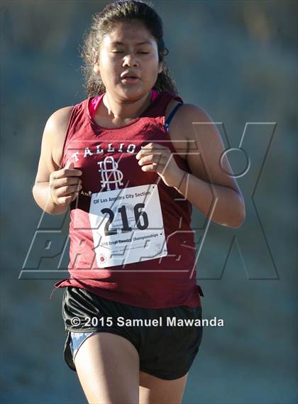 Thumbnail 1 in  CIF LACS Cross Country Championships (Girls) photogallery.