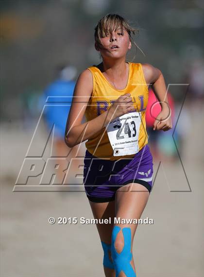 Thumbnail 1 in  CIF LACS Cross Country Championships (Girls) photogallery.