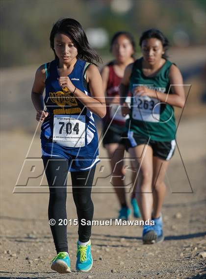 Thumbnail 2 in  CIF LACS Cross Country Championships (Girls) photogallery.