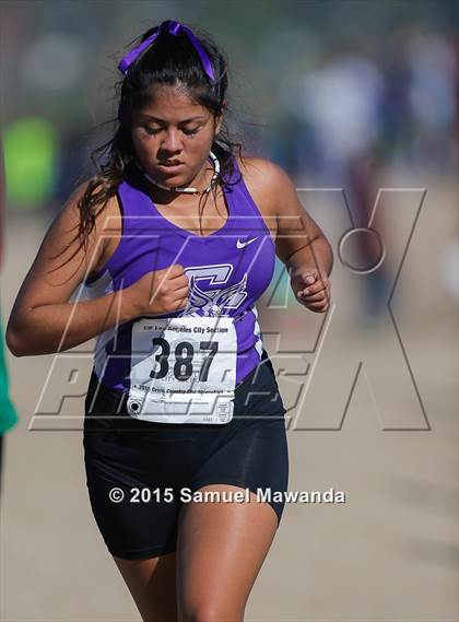 Thumbnail 1 in  CIF LACS Cross Country Championships (Girls) photogallery.