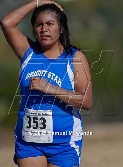 Thumbnail 1 in  CIF LACS Cross Country Championships (Girls) photogallery.