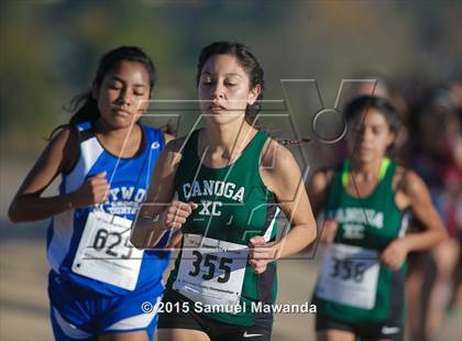 Thumbnail 2 in  CIF LACS Cross Country Championships (Girls) photogallery.