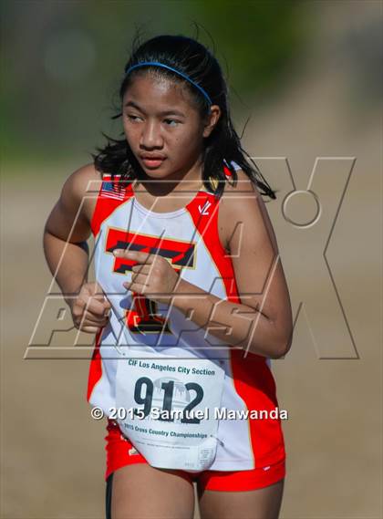 Thumbnail 2 in  CIF LACS Cross Country Championships (Girls) photogallery.