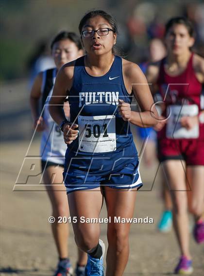 Thumbnail 1 in  CIF LACS Cross Country Championships (Girls) photogallery.