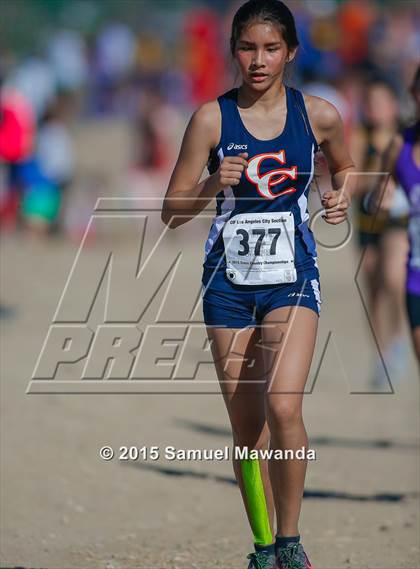 Thumbnail 1 in  CIF LACS Cross Country Championships (Girls) photogallery.