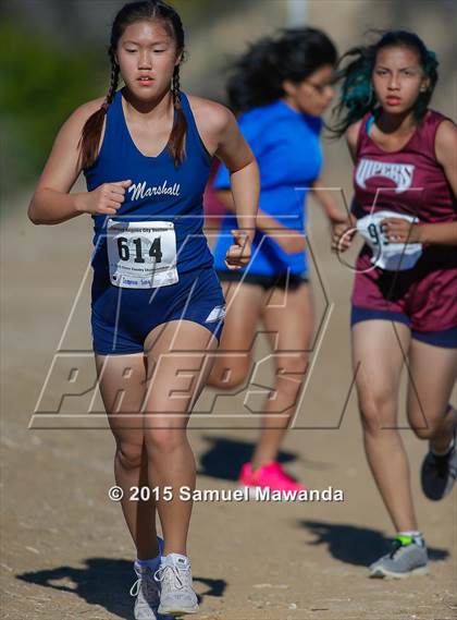 Thumbnail 2 in  CIF LACS Cross Country Championships (Girls) photogallery.