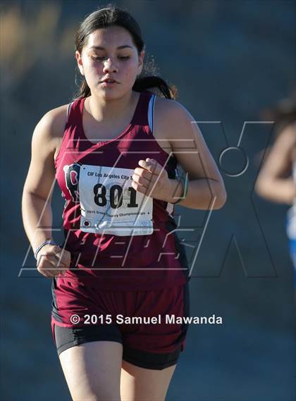 Thumbnail 1 in  CIF LACS Cross Country Championships (Girls) photogallery.