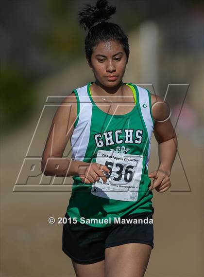 Thumbnail 1 in  CIF LACS Cross Country Championships (Girls) photogallery.