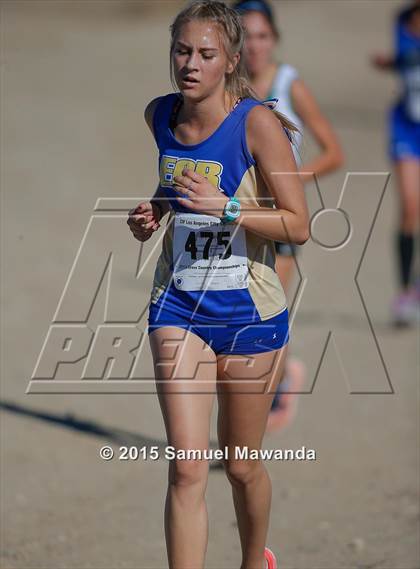 Thumbnail 1 in  CIF LACS Cross Country Championships (Girls) photogallery.