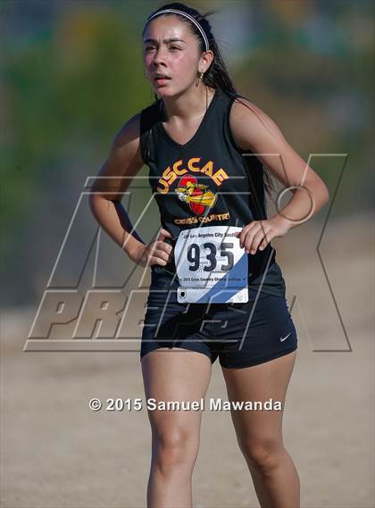 Thumbnail 1 in  CIF LACS Cross Country Championships (Girls) photogallery.
