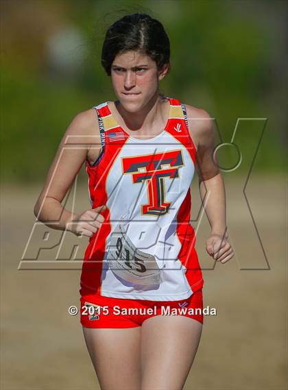 Thumbnail 1 in  CIF LACS Cross Country Championships (Girls) photogallery.