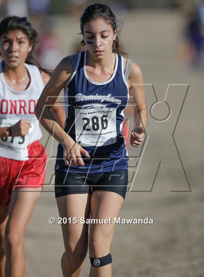 Thumbnail 2 in  CIF LACS Cross Country Championships (Girls) photogallery.