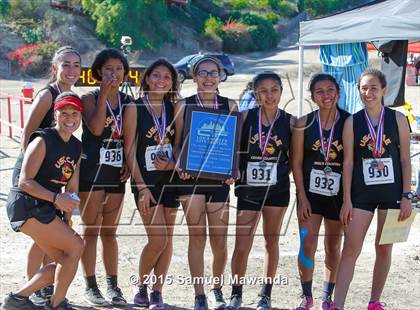 Thumbnail 2 in  CIF LACS Cross Country Championships (Girls) photogallery.