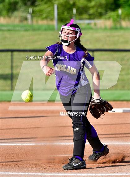 Thumbnail 2 in White County Central vs. England photogallery.