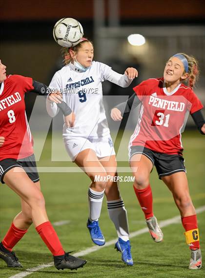 Thumbnail 3 in Gates-Chili at Penfield (NYSPHSAA Section V Class AA Quarterfinal) photogallery.