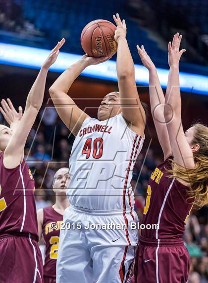 Thumbnail 2 in Cromwell vs. St. Joseph (CIAC Class M Final) photogallery.