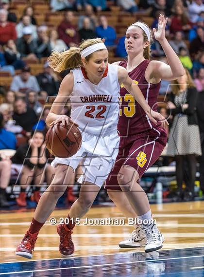 Thumbnail 2 in Cromwell vs. St. Joseph (CIAC Class M Final) photogallery.
