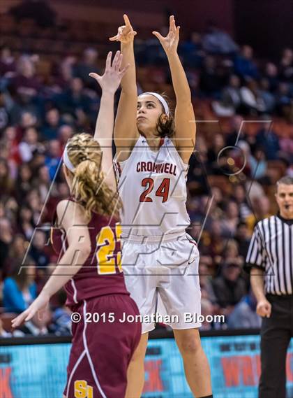 Thumbnail 3 in Cromwell vs. St. Joseph (CIAC Class M Final) photogallery.