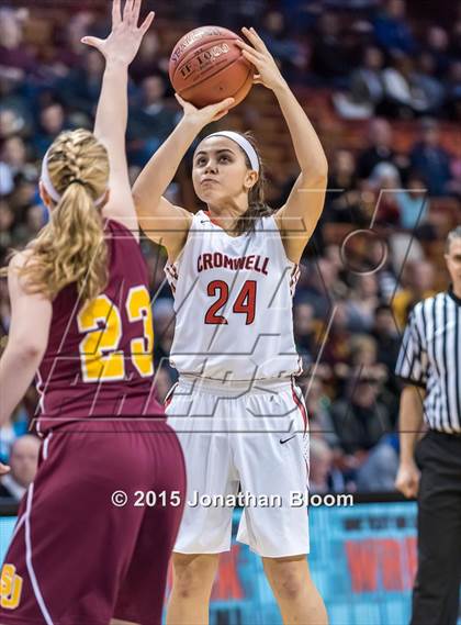 Thumbnail 2 in Cromwell vs. St. Joseph (CIAC Class M Final) photogallery.
