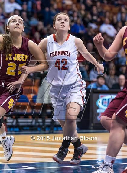 Thumbnail 3 in Cromwell vs. St. Joseph (CIAC Class M Final) photogallery.