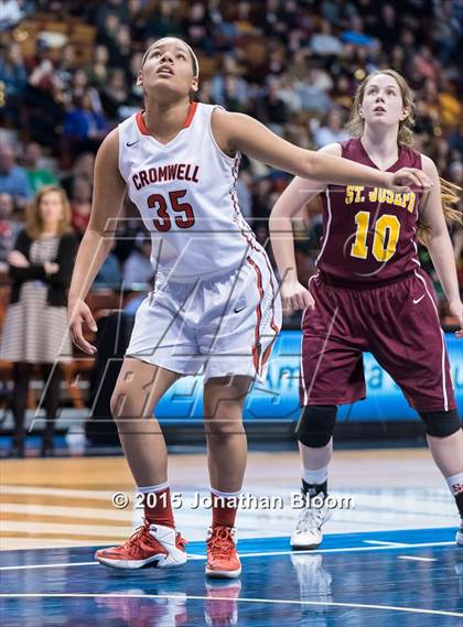 Thumbnail 3 in Cromwell vs. St. Joseph (CIAC Class M Final) photogallery.
