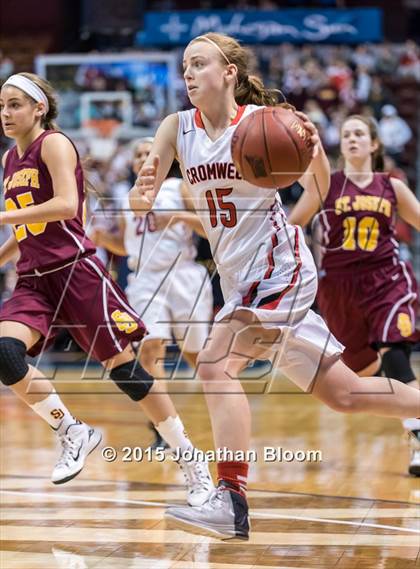 Thumbnail 3 in Cromwell vs. St. Joseph (CIAC Class M Final) photogallery.