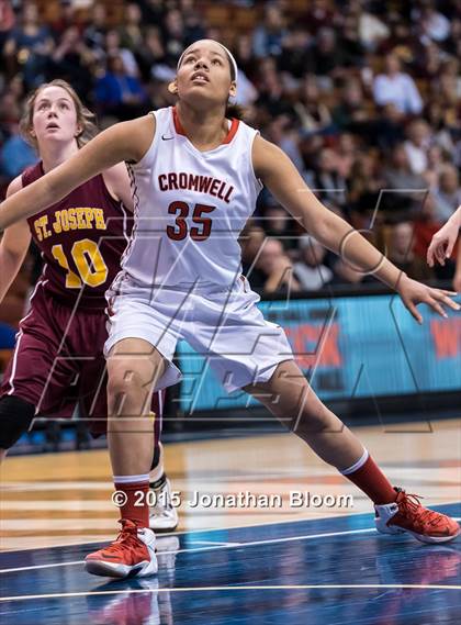 Thumbnail 1 in Cromwell vs. St. Joseph (CIAC Class M Final) photogallery.