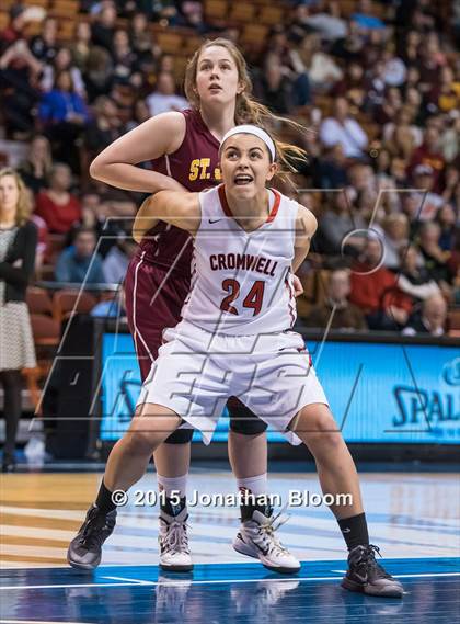 Thumbnail 2 in Cromwell vs. St. Joseph (CIAC Class M Final) photogallery.