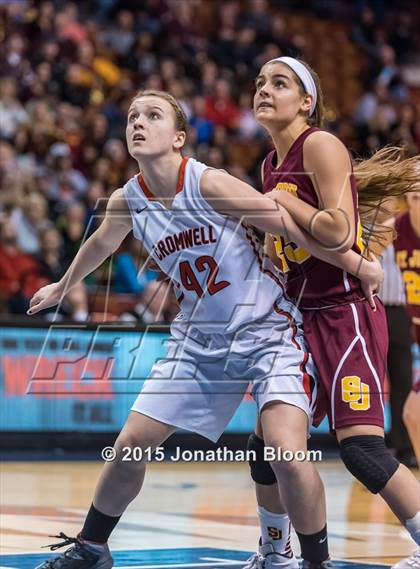 Thumbnail 2 in Cromwell vs. St. Joseph (CIAC Class M Final) photogallery.