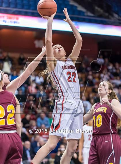 Thumbnail 1 in Cromwell vs. St. Joseph (CIAC Class M Final) photogallery.