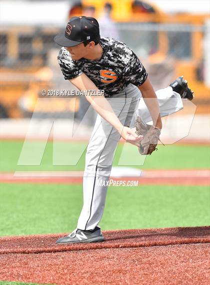 Thumbnail 2 in Springtown vs Burkburnett (Walker Stallcup Tournament) photogallery.