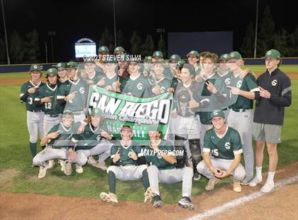 Thumbnail 3 in Cathedral Catholic vs. Sage Creek (CIF SDS Division 2 Final) photogallery.