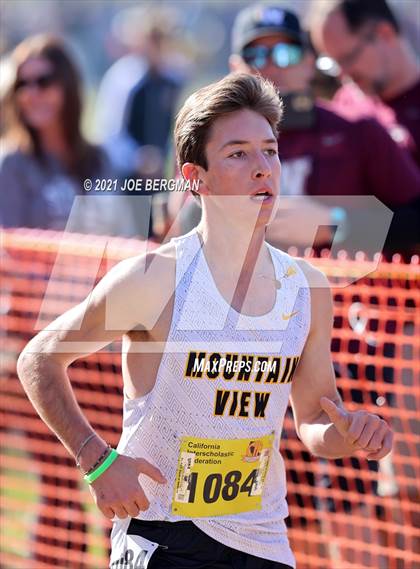 Thumbnail 3 in CIF State Cross Country Championships (Boys D1 Race) photogallery.