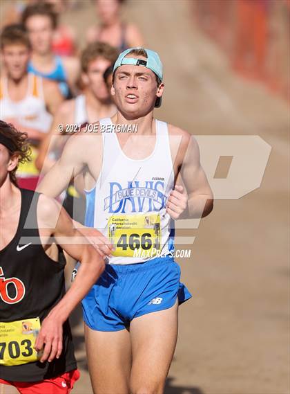 Thumbnail 2 in CIF State Cross Country Championships (Boys D1 Race) photogallery.