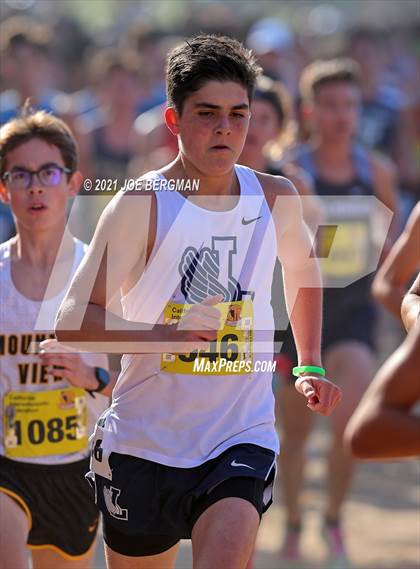 Thumbnail 3 in CIF State Cross Country Championships (Boys D1 Race) photogallery.