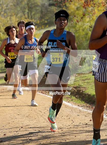 Thumbnail 1 in CIF State Cross Country Championships (Boys D1 Race) photogallery.