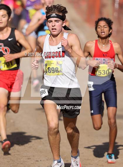 Thumbnail 3 in CIF State Cross Country Championships (Boys D1 Race) photogallery.