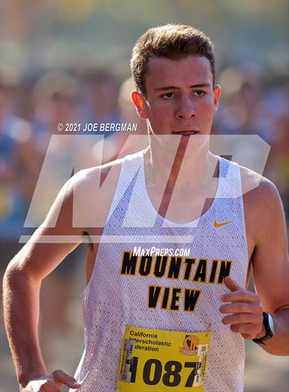 Thumbnail 1 in CIF State Cross Country Championships (Boys D1 Race) photogallery.