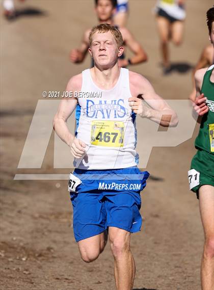 Thumbnail 3 in CIF State Cross Country Championships (Boys D1 Race) photogallery.