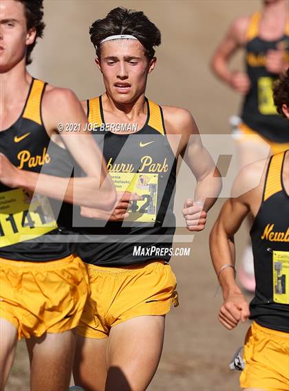 Thumbnail 1 in CIF State Cross Country Championships (Boys D1 Race) photogallery.