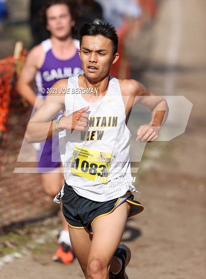 Thumbnail 3 in CIF State Cross Country Championships (Boys D1 Race) photogallery.