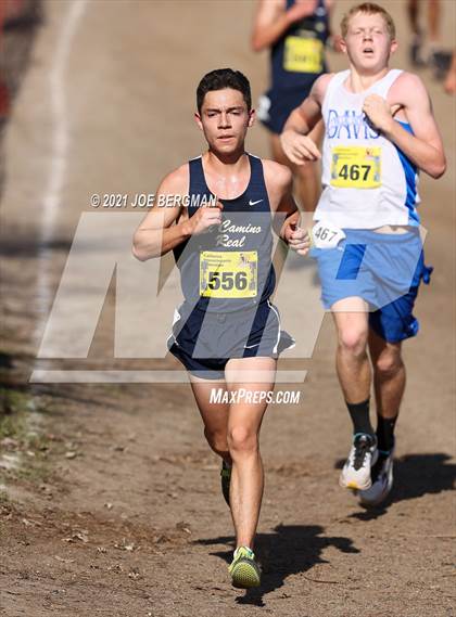Thumbnail 2 in CIF State Cross Country Championships (Boys D1 Race) photogallery.