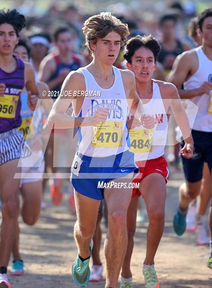 Thumbnail 2 in CIF State Cross Country Championships (Boys D1 Race) photogallery.