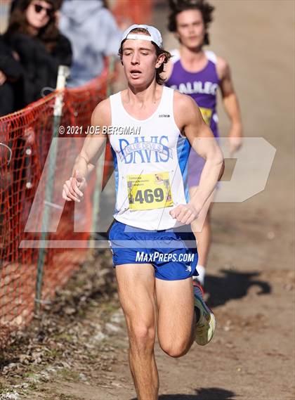 Thumbnail 2 in CIF State Cross Country Championships (Boys D1 Race) photogallery.