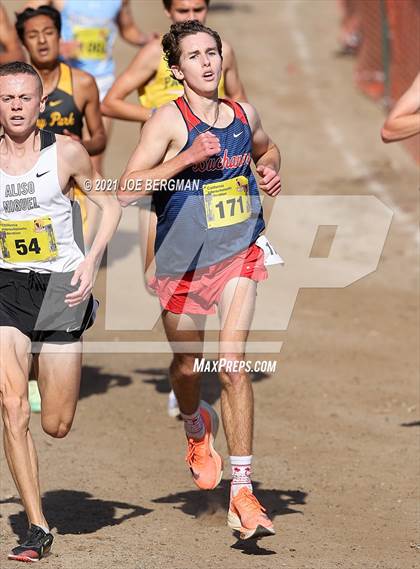 Thumbnail 3 in CIF State Cross Country Championships (Boys D1 Race) photogallery.