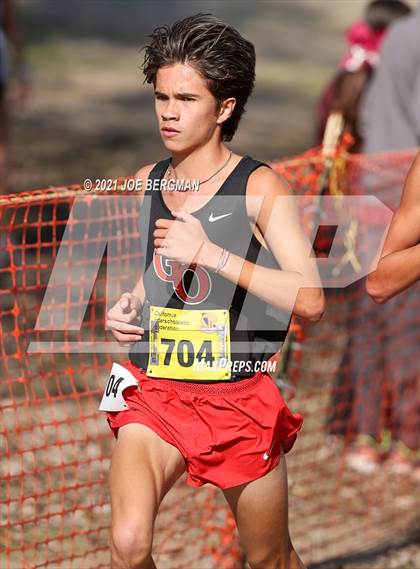 Thumbnail 2 in CIF State Cross Country Championships (Boys D1 Race) photogallery.