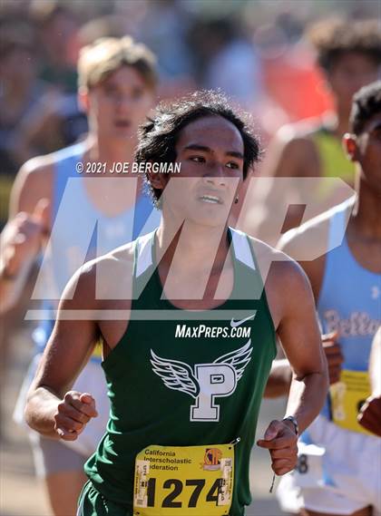 Thumbnail 2 in CIF State Cross Country Championships (Boys D1 Race) photogallery.