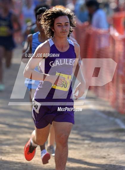 Thumbnail 3 in CIF State Cross Country Championships (Boys D1 Race) photogallery.