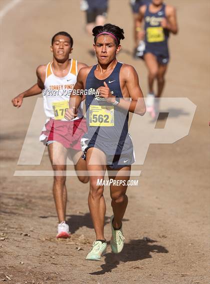 Thumbnail 2 in CIF State Cross Country Championships (Boys D1 Race) photogallery.