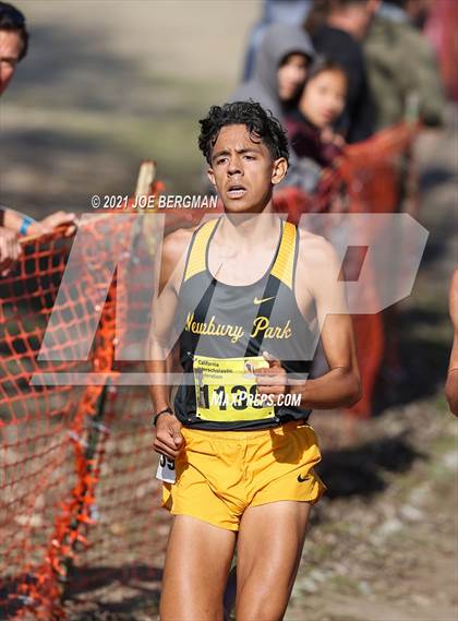 Thumbnail 2 in CIF State Cross Country Championships (Boys D1 Race) photogallery.